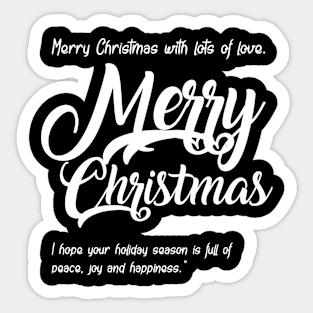 Merry christmas Sticker